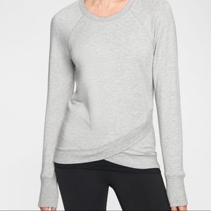 Athleta Lightweight Pullover Cross Cross Sweater